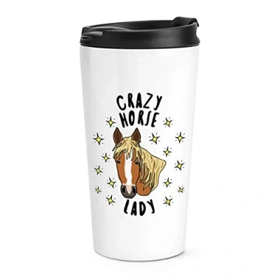 Image of Crazy Horse Lady Stars Travel Mug Cup