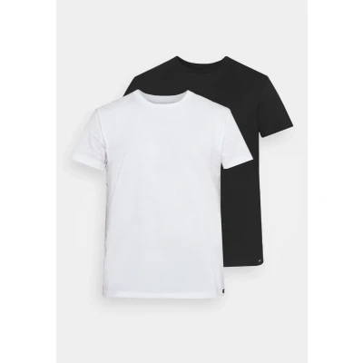 Image of Lee TWIN CREW 2 PACK Basic Tshirt, Men&#039;s, Size: XXL, Black/white