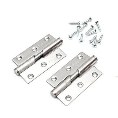 Image of Pair of 3&quot;/76mm Rising Butt Lift Off Door Hinge Stainless Steel Left Handed