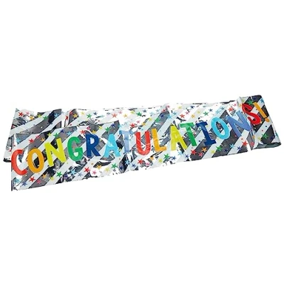 Image of Amscan 9912131 Congratulations Banner