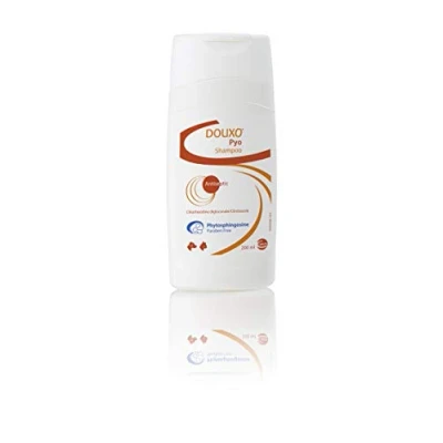 Image of Douxo Pyo, vet recommended antibacterial/antifungal dog/cat shampoo 200ml