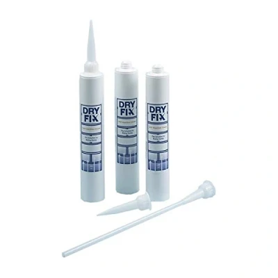 Image of DryFix DPC Damp Proofing Injection Cream 380ml (BBA Approved) x3
