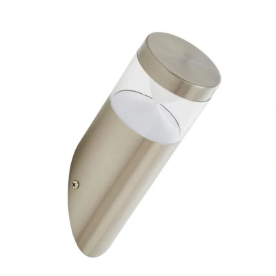 Image of Zink POLLUX 4W LED Outdoor Angled Wall Lantern Stainless Steel