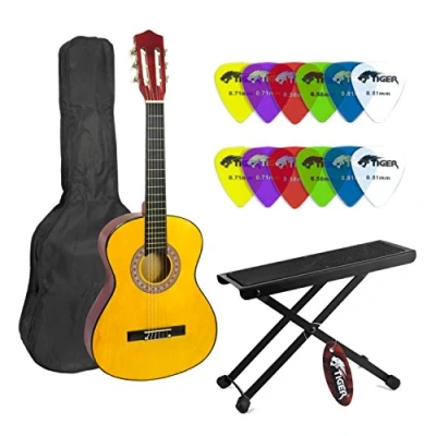 Image of Mad About Classical Spanish Guitar for Students 1/4 Size Footstool &amp; Plectrums