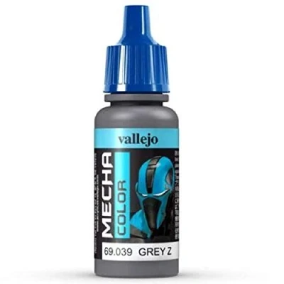 Image of Vallejo 17 ml &quot;AV Mecha Color&quot; Acrylic Airbrush Colour Grey Z