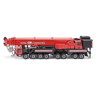 Image of siku 4311, Mega Lifter Crane, 1:55, Metal/Plastic, Red, Extendable crane arm, Winch