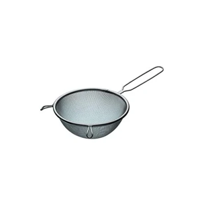Image of KitchenCraft KCSTRAIN16SS Medium / Small Sieve, Stainless Steel, 16cm, Silver