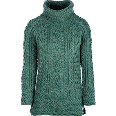 Image of WALKER AND HAWKES Ladies Merino Wool Whitemore Jumper Sage Green Large (16 18)