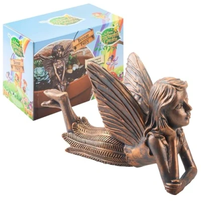 Image of VFM Enchanted Bronze Fairy Garden Ornament