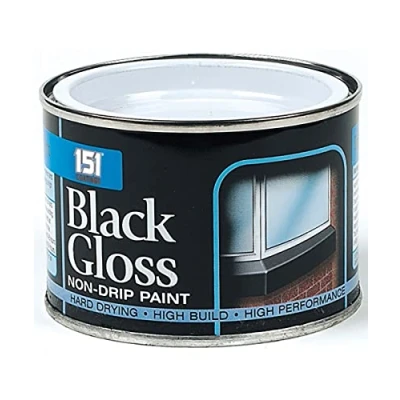 Image of 151 Gloss Non Drip Paint 180ml Black