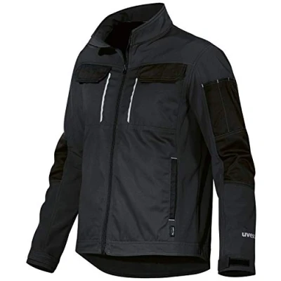 Image of Uvex Tune Up Softshell Work Jacket for Men, Breathable and Water repellent