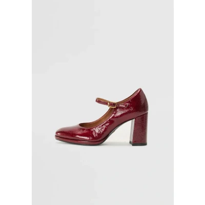 Image of Tamaris Women&#039;s Damen Pump with Strap 1 22462 45, Merlot, 4 UK
