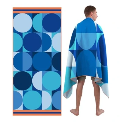 Image of Style Slice Beach Towels for Adults Extra Large, Microfibre Towel Quick Dry Light Travel Swimming 200x90cm
