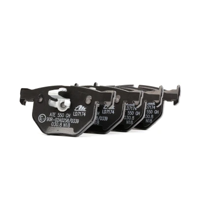Image of LD7174 Brake pad set ATE Ceramic 13.0470 7174.2 prepared for wear indicator, excl. warning contact BMW: 5 Touring, Saloon, 6 Coupe