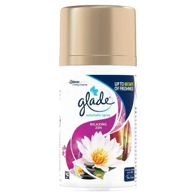 Image of Glade Automatic Air Freshener Refills, Room Spray &amp; Odour Eliminator, Relaxing Zen, Pack of 4 (4 x 269 ml)