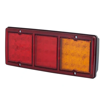 Image of E96135 Combination Rearlight HELLA 2SD 357 024 001 Left, Right red/yellow black PRO High Carbon