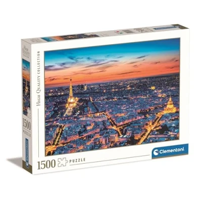 Image of Clementoni 31815 Collection Puzzle Paris View 1500 pieces Made in Italy Jigsaw Puzzles for Adult