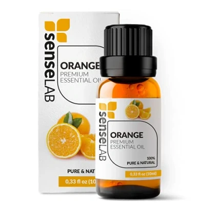 Image of SenseLAB Orange Essential Oils 100% Pure Extract Sweet Oil Therapeutic Grade Citrus for Diffuser and Humidifier (10 ml)