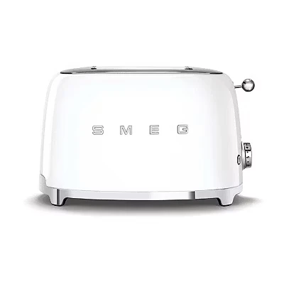 Image of Smeg TSF01WHUK 50s Retro 2 Slice Toaster White