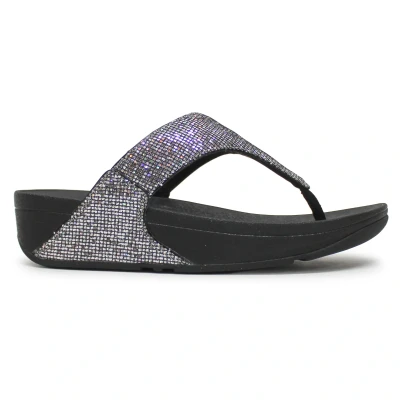 Image of Lulu Glitterball Toe Post Synthetic Women&#039;s Slip On Sandals