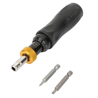 Image of Adjustable Torque Screwdriver with Preset Type Hex 2 Screw Heads Socket 0.2 1.2Nm
