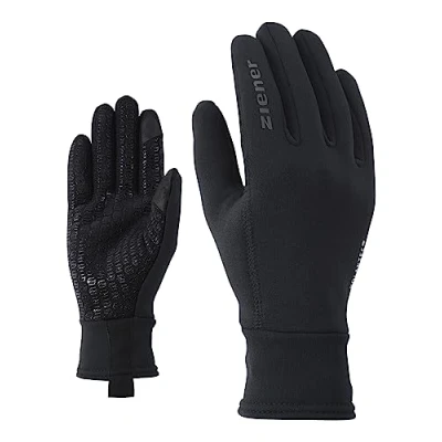 Image of Ziener Men&#039;s Idiwool Touch Gloves, Black, 9.5