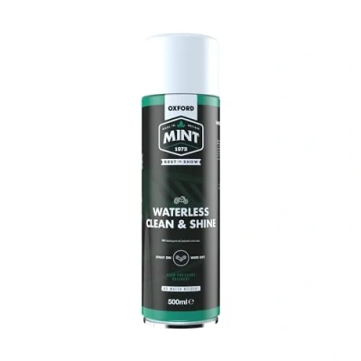Image of Oxford Mint Waterless Clean &amp; Shine Foaming Action Motorcycle Cleaner, 500ml