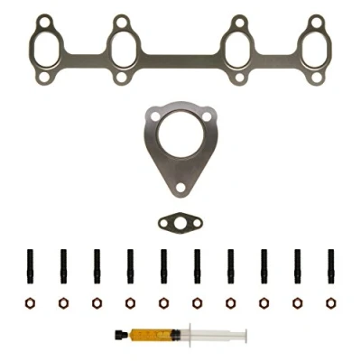 Image of 038253010J, 038253014F, 038253019Q Mounting Kit, charger AJUSA JTC11525 with studs, syringe oil gaskets/seals VOLKSWAGEN: Sharan I
