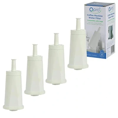 Image of QPRO Water Filter Cartridges Compatible with Sage Barista Espresso Coffee Machine Claro Swiss x 4