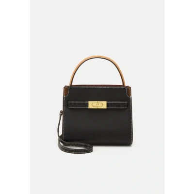 Image of Tory Burch LEE Radziwill Petite Double BAG Handbag, Women&#039;s, Size: One Size, Black
