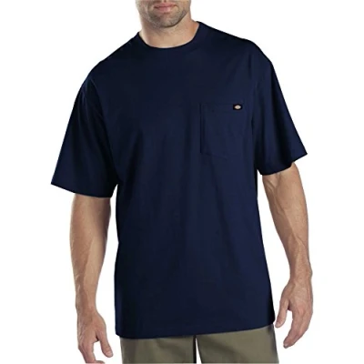 Image of Dickies Men&#039;s 2 Pack Short Sleeve Pocket T Shirts, Dark Navy, XXL