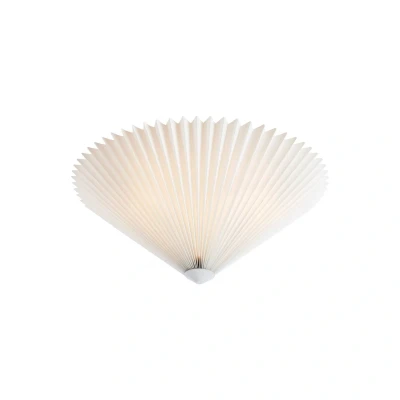 Image of Markslöjd Plisado ceiling light, white, Ø 50 cm