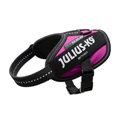 Image of Julius K9, 16IDC DPN B2, IDC Powerharness, dog harness, Size: Baby 2, Dark Pink
