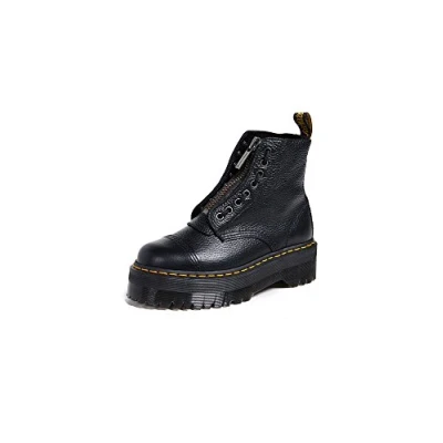 Image of Dr Martens Womens Sinclair Boots Black Leather Size UK 3