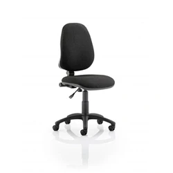 Image of Eclipse I Lever Task Operator Chair Black Without Arms