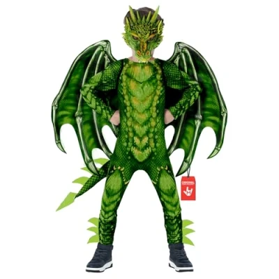 Image of Morph Green Dragon Costumes For Kids Costume Boys Halloween Large