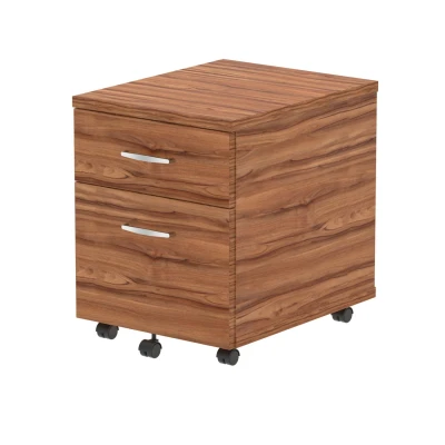 Image of Impulse Mobile Pedestal 2 Drawer Walnut I000124