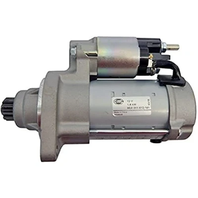 Image of 9A160410300, 9A1604103X Starter motor HELLA 8EA 011 612 141 12V 1,8kW 10 76mm PORSCHE: 911 Coupe, Boxster, Convertible