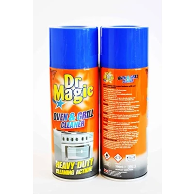 Image of DR MAGIC OVEN &amp; GRILL CLEANER HEAVY DUTY CLEANING ACTION SPRAY CAN 390ml