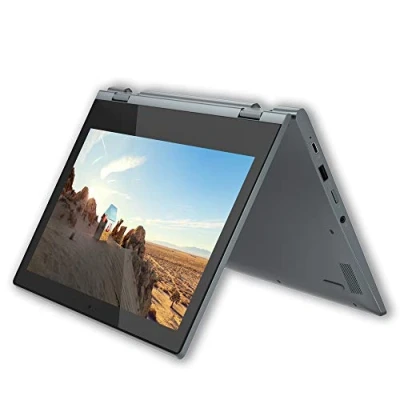 Image of Lenovo IdeaPad Flex 3 11.6 Inch HD 2 in 1 Laptop (Intel Celeron, 4 GB RAM, 32 eMMC, Chrome OS) Abyss Blue