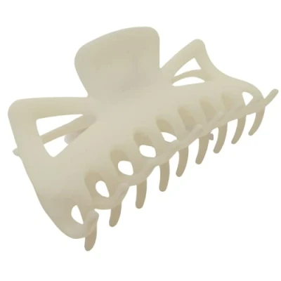 Image of Topkids Accessories 11cm Butterfly Hair Claw Clips Claws Women Styling Large Clip Ladies (Cream)