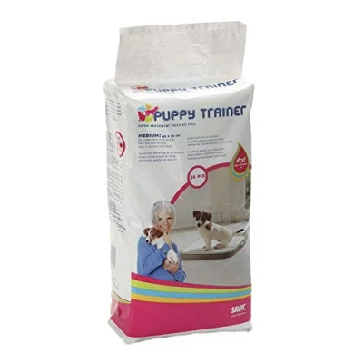 Image of Savic Medium 30 Pads Puppy Trainer Refill, White, 45 x cm