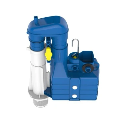 Image of Thomas Dudley Turbo 88 2 Part 7.5 inch 9.5 Adjustable Lever Flush Syphon 324395, Blue