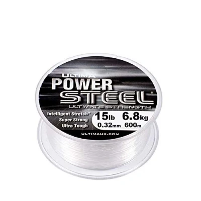 Image of Ultima Power Steel Super Strong Mono Fishing Line Crystal, 600m, 0.32 mm 15.0 lb