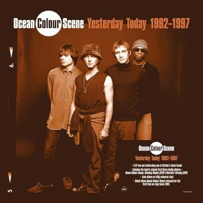 Image of Ocean Colour Scene: Yesterday Today 1992 1997 (140g Blue, Orange &amp; Red Vinyl) Signed Edition