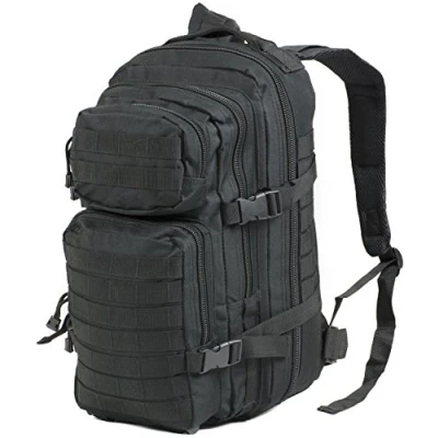 Image of NITEHAWK Military Army Patrol MOLLE Assault Pack Rucksack Backpack Tactical Combat Bag 30L Black