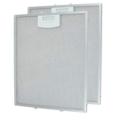 Image of SPARES2GO Vent Extractor Metal Mesh Filters for NEFF Cooker Hood (250 x 310 mm, Pack of 2)