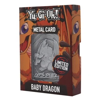 Image of Yu Gi Oh! Limited Edition Baby Dragon Metal Card