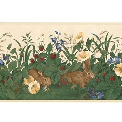 Image of Floral 81B38600 Wallpaper Border