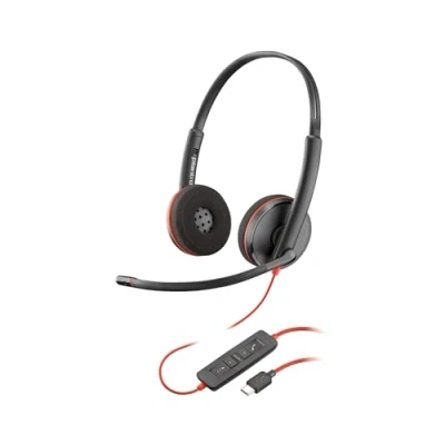 Image of Poly Blackwire C3220 Stereo Headset USB C/A Black
